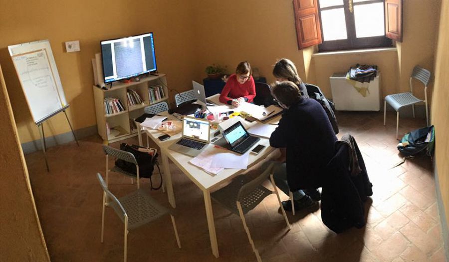 Gli spazi di coworking di Wisionaria a Montepulciano
