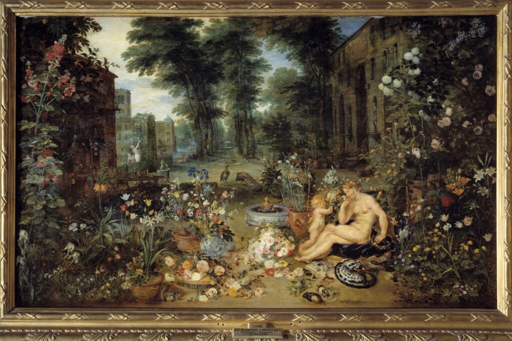 Olfatto quadro allegoria cinque sensi